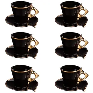 Table passion Coffret De 6 Tasses À Café Avec Sous Tasses Libra