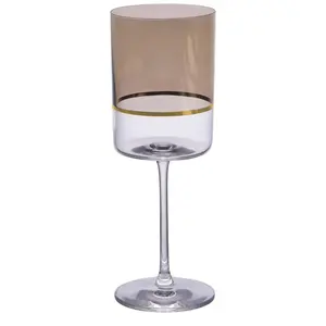 Rona Verre À Pied Exter Or 34 Cl (Lot De 6)