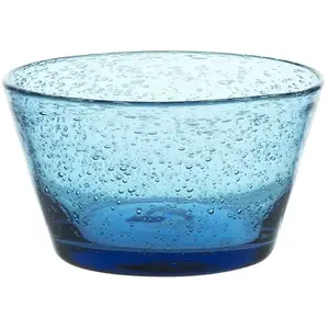Table passion Coupelle Artisan Bullé Bleu (Lot De 2)