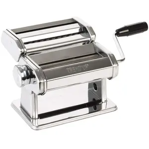 ATELIER CUISINE Machine À Pâtes En Inox (3 Formats De Pâtes Obtenus : Lasagnes, Tagliatelles, Spaghettis) pas cher