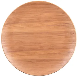 Table passion Assiette De Présentation Bois Naturel 34 Cm