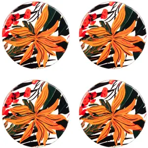 Set de 4 dessous de verre Taiana 10 cm Table passion pas cher