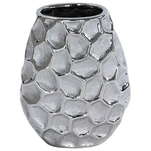 Comparateur de prix : Vase Martel boule silver 16 cm - Table Passion - Argent - Céramique