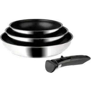 Comparateur de prix : SITRAM - 713510 - Lot 3 poêles sitramovible Arpège en inox - revêtemen...