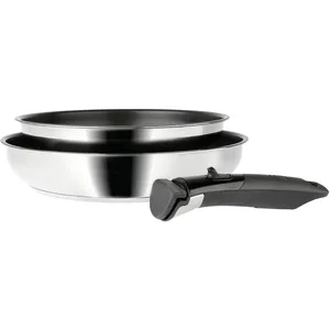 Sitram 713508 Lot de 2 Poêles Inox Gamme SITRAMOVIBLE ARPEGE Ø 24-28 c...Vendu paramazon