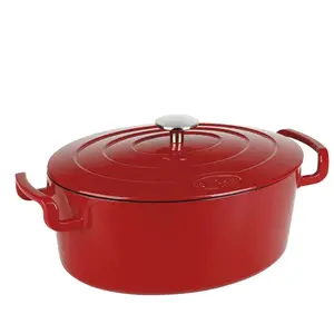 Comparateur de prix : Sitram Cocotte ovale en fonte émaillée 6,5 litres SITRABELLA