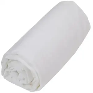 Atelier de Morphée Drap housse 50x80 100% coton couffin rectangulaire Blanc pas cher