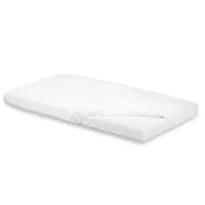Atelier de Morphée Drap housse 100% coton 80x102 tapis de parc Blanc pas cher