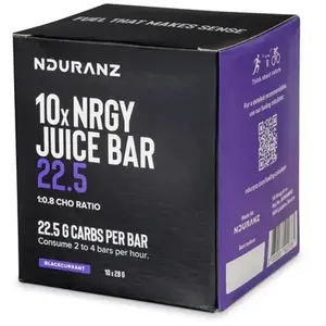 Nduranz Boîte De Barres énergétiques Gélifiées Nrgy Juice 22.5 Cassis ... pas cher