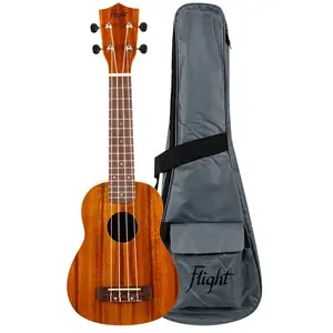 Comparateur de prix : Flight Natural Series Nus250 Acacia Ukulélé Soprano Avec Housse