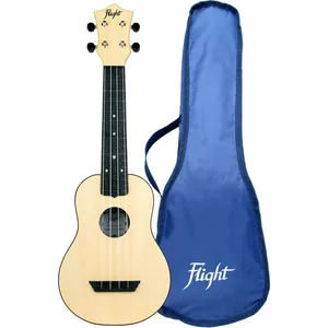 Comparateur de prix : Flight Travel Series TUS35 Natural ukulélé soprano avec housse