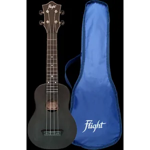 Comparateur de prix : Flight, 4-String Travel Series Soprano Ukulele, Black (TUS-35 BK)