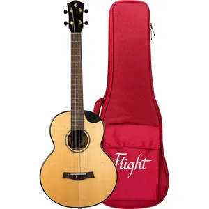 Comparateur de prix : Flight Princess Series Aurora Baritone Natural ukulélé électro-acoustique baryton avec table massive + housse