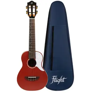 Comparateur de prix : Flight Iris Concert Ukulele Red ukulélé concert avec housse