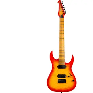 Spira Guitars S-507 QFB Fireburst guitare électrique 7 cordes