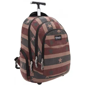 Sac à dos à roulettes - CMP - Street Canvas Star - 47 CM - 1 compartiment - 2 poches zip - Mixte pas cher