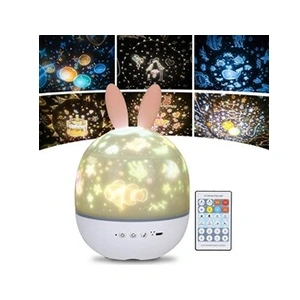Comparateur de prix : Veilleuse Enfant Lampe Etoile Projecteur, 360°Rotation Musicale