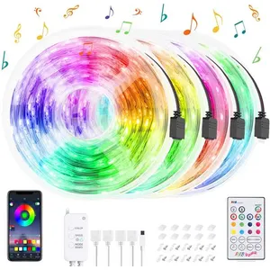 Ruban LED Bleutooth 20M Bande LED 300 LEDs Guirlande Lumineuse avec Té... pas cher