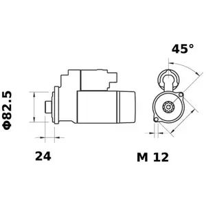 Démarreur Multicar Mahle Ms23 pas cher