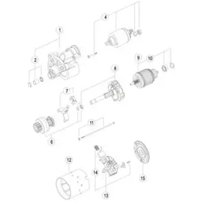 Letrika | Démarreur IS1279 12V 1.1KW pas cher