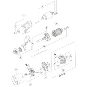 Letrika | Démarreur IS1275 12V 2KW pas cher
