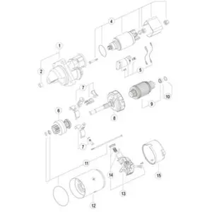 Démarreur ême 3,4 Kw Saab Mahle Ms738 pas cher