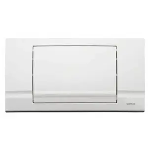 Schwab - Plaque de commande Blanche simple touche riva pas cher