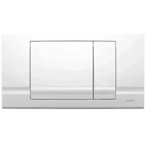 Plaque de commande Blanche double touche Schwab RIVA DUO - FLUPL227179 pas cher