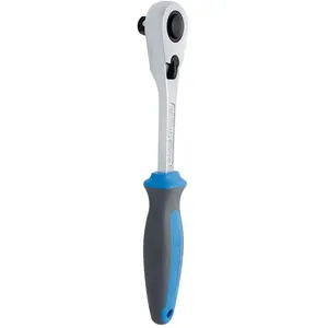 Comparateur de prix : Cliquet réversible 1/2" gainage BI - UNIOR - 260 - Acier - Noir