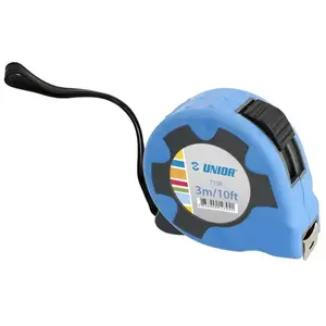 UNIOR 612790 - Flexómetro con freno y clip 3m serie 710R pas cher