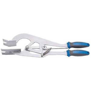 Pince à ruban UNIOR - 46,5 x 22 cm - Ouverture maximale 6,5 cm - Bleu/Argent pas cher