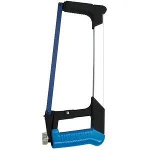 Comparateur de prix : Unior Scie ergonomique 400mm chromée avec poignée laquée bleue et cadre résistant