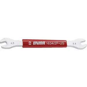 Unior Clé à rayons Shimano en acier chromé 4,3/4,4mm - Longueur 100mm
