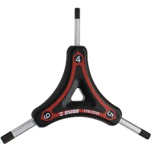 Unior - clé hexagonale à trois pattes noir/rouge 2 x 2,5 x 3 UN624908Vendu paramazon