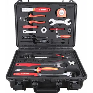 Comparateur de prix : Kit Outils Professionnels Unior 34 Pièces en Mallette Étanche pour Vélo