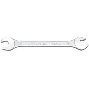 Unior Clé à fourche 110/1 - 24x26 mm en acier chrome vanadium, finition chromée ISO 1456:2009 pas cher
