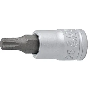 UNIOR 607910 - Llave de vaso 1/4" con punta Torx TX 40 serie 187/2PH pas cher