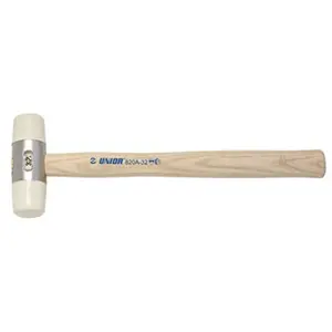 Comparateur de prix : Unior 605494 - Martillo Con Mango De Madera Y Con Boca Plástica 40 Mm