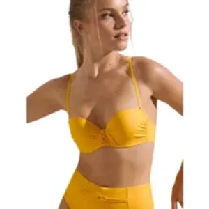 Haut de maillot de bain femme Lisca Palma Jaune 44C 40725LI-jaune pas cher