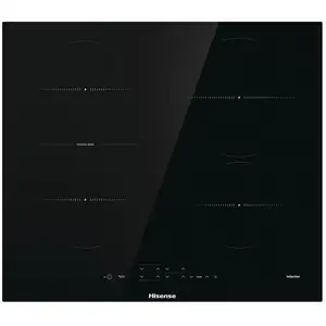Comparateur de prix : Hisense Plaque de cuisson à induction n° 4 feux 60 cm couleur noire - I6433C