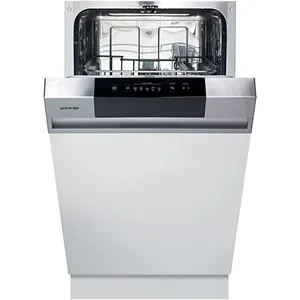 Non communiqué Hisense Lave-vaisselle encastrable Gorenje GI 520 E15X partiellement intégré - 45 cm - 9 places - 5 programmes - 1 h - Panier supérieur réglable en hauteur - Gris Métallisé pas cher
