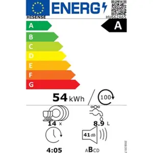 Comparateur de prix : Hisense Lave-vaisselle encastrable Hisense HV662A65