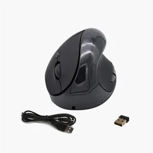Docooler Souris verticale optique Souris sans fil ergonomique Souris rechargeab... pas cher