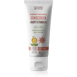 WoodenSpoon Baby & Family Sweet Mango lait protecteur solaire pour tou... pas cher