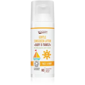 WoodenSpoon Baby & Family lait protecteur solaire SPF 30 50 ml pas cher