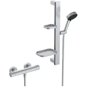 Ideal Standard Ceratherm Alu+ Mitigeur thermostatique de douche, BE227SI, pas cher