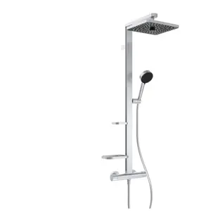 Ideal Standard Alu+ Colonne de douche avec mitigeur thermostatique, BE... pas cher