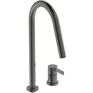 Ideal Standard Gusto Mitigeur de cuisine pivotant, avec douchette extr... pas cher