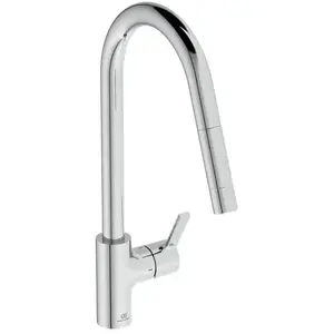 Robinet de cuisine avec douchette IDEAL STANDARD Gusto chromé