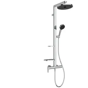 Ideal Standard Alu+ Colonne de douche en applique, Mitigeur monocomman... pas cher